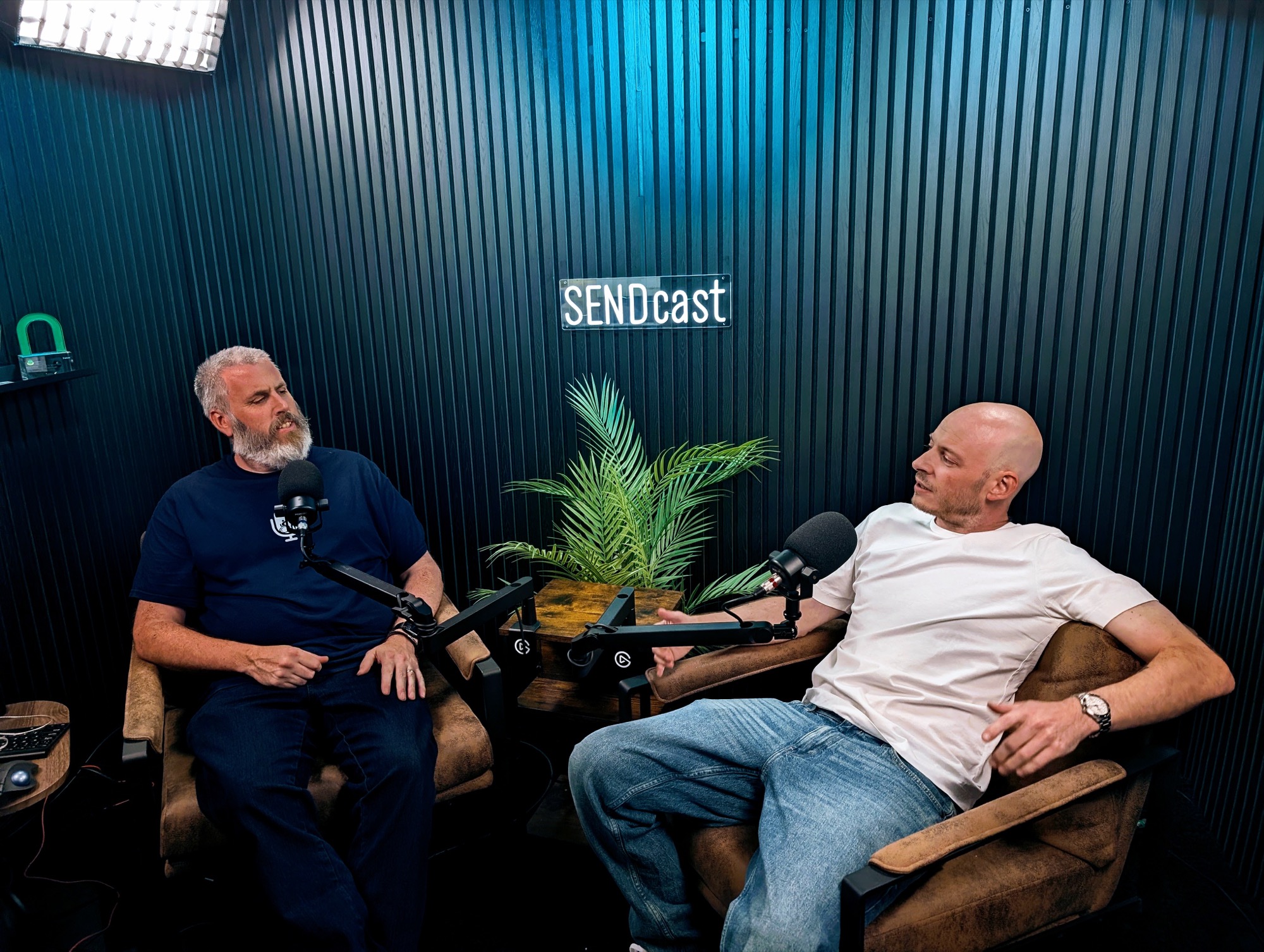 Telboy in the SENDcast studio